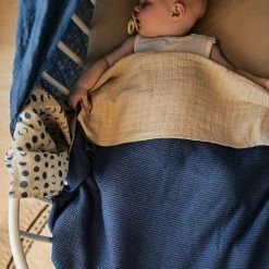 Jollein Baby Deken Wieg 75x100cm Basic Knit - Jeans Blue -Baby's Only 550x825 34