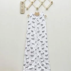 Meyco Baby Slaapzak 4 Seizoenen Zebra Animal - Honey Gold -Baby's Only 550x825 86