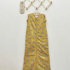 Meyco Baby Slaapzak 4 Seizoenen Zebra Animal - Honey Gold -Baby's Only 550x825 87