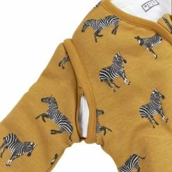 Meyco Baby Slaapzak 4 Seizoenen Zebra Animal - Honey Gold -Baby's Only 550x825 89