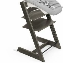 Stokke® Kinderstoel Tripp Trapp® Hazy Grey Met Gratis Newbornset