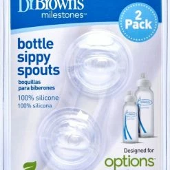 Dr. Brown's Sippy Spout Standaardfles - Transition Bottle - 2 Stuks -Baby's Only 550x829