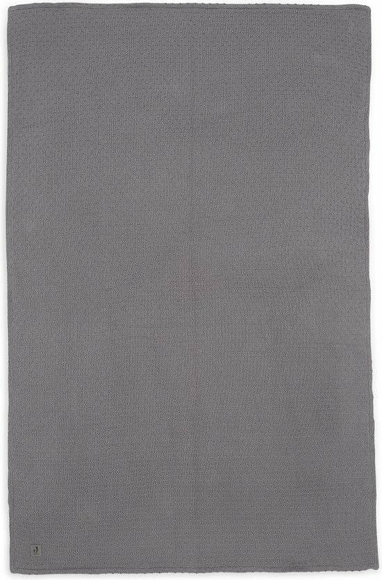 Jollein Baby Deken Wieg 75x100cm Teddy Bliss Knit - Storm Grey 5 Jollein Baby Deken Wieg 75x100cm Teddy Bliss Knit - Storm Grey - Afbeelding 5